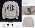 Royal Icon Signature Monogram Crewneck Sweatshirt